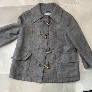 Wool Coat from Jil Sander with toggle closures. Retailed for around $1400.